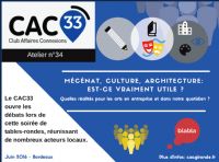Atelier CAC33 « Q'apportent les arts et la culture ». Le jeudi 16 juin 2016 à Bordeaux. Gironde.  19H00